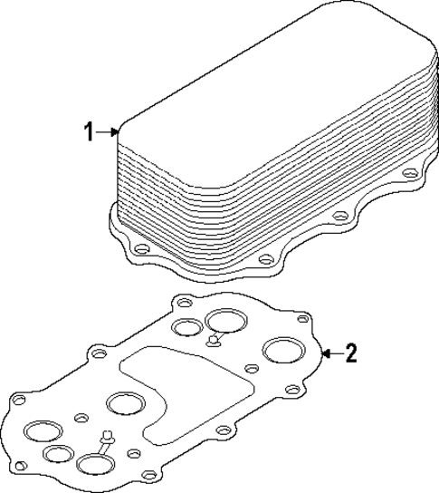 Engine Oil Cooler for 2025 Audi SQ7 #0