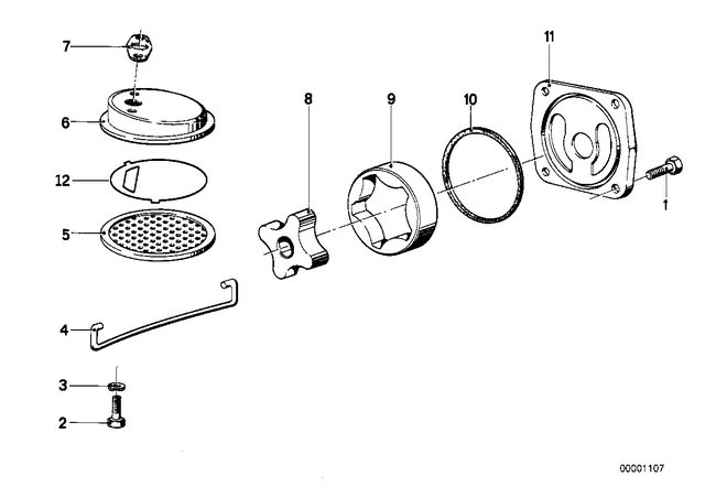 11411338632 - : Oil Pump Strainer for BMW-Motorrad Image