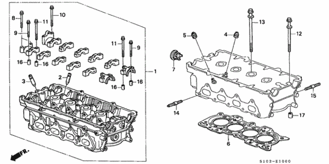 Cylinder Head for 2001 Honda CR-V #0