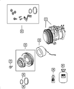 68224150AB - Air Conditioners and Heaters: Compressor Lubricant for Mopar Image