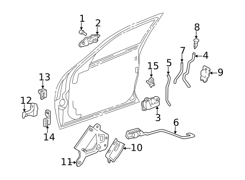 Front Door for 2005 Cadillac CTS #0