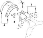 7661641F00 - : Pillar Reinforced for Nissan: 240SX Image
