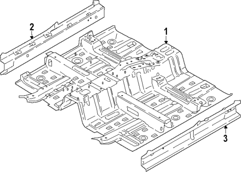 Floor & Rails for 2025 Hyundai Kona #0