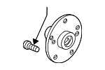 44600SDAA10 - Brakes: Hub for Honda: Accord, Civic, Element Image