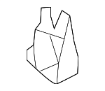 41117167545 - Body: Rear Floor Pan Bracket for BMW: 128i, 135i, 135is, X1 Image