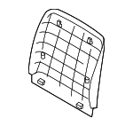 883011M800WK - Body: Seat Back Panel for Kia: Forte Koup Image