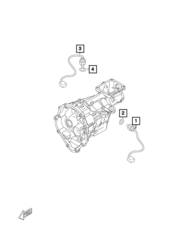« 68313897AA – Electrical : Sécurité Au Point Mort Contacteur pour Mopar Image »
