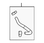25436E6000 - Cooling System: Lower Hose for Hyundai Image