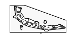 74117TZ3A00 - Body: Sight Shield for Acura Image