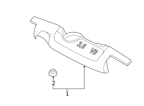 Engine Appearance Cover for 2010 Porsche Cayenne #0