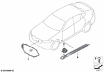 63147908701 - : Holder, Lamp Module, Left for BMW Image