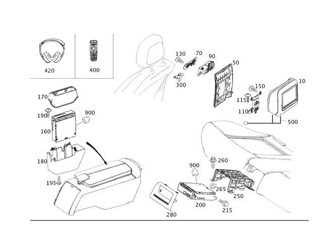 2219005604 - Electrical System: Control Unit for Mercedes-Benz: E250, E350, E400, E550, E63 AMG, E63 AMG S Image image