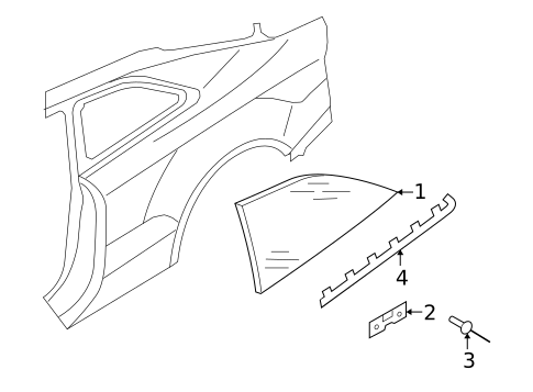 Glass & Hardware for 2010 Audi A5 Quattro #1