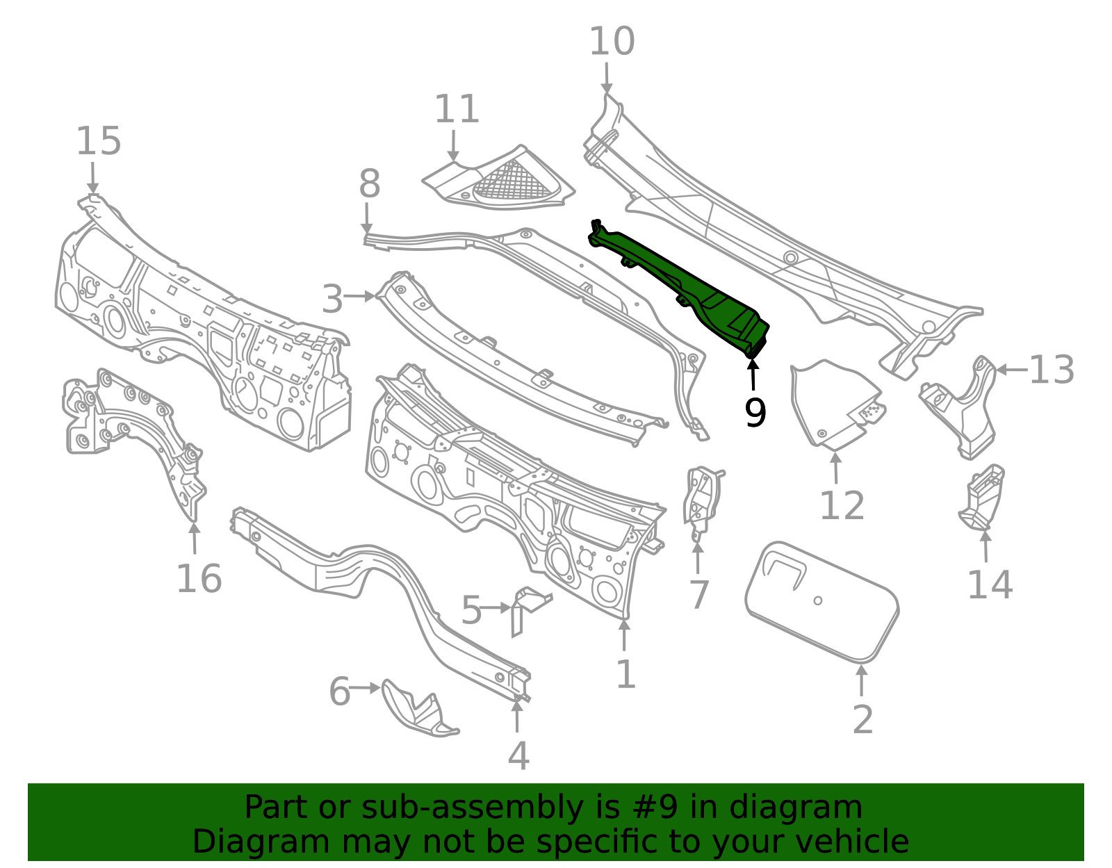 Rear Cover - BMW (51717394812)