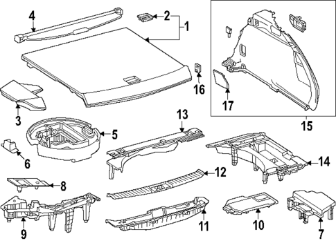 Interior Trim - Rear Body for 2025 Toyota Crown Signia #0