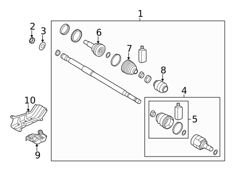 Drive Axles for 2017 Kia Forte #1