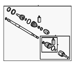 49501A7450 - Suspension: Axle Assembly for Kia: Forte, Forte5 Image
