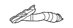 18407966272 - : Catalytic Converter With Integrated Exhaust Manifold for BMW Image