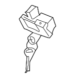 77540SZ3A01ZA - Body: Lock Assembly for Acura Image