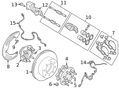 Front Brakes for 2016 Ram 3500 #0
