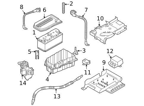 Battery for 2008 Porsche Cayenne #0