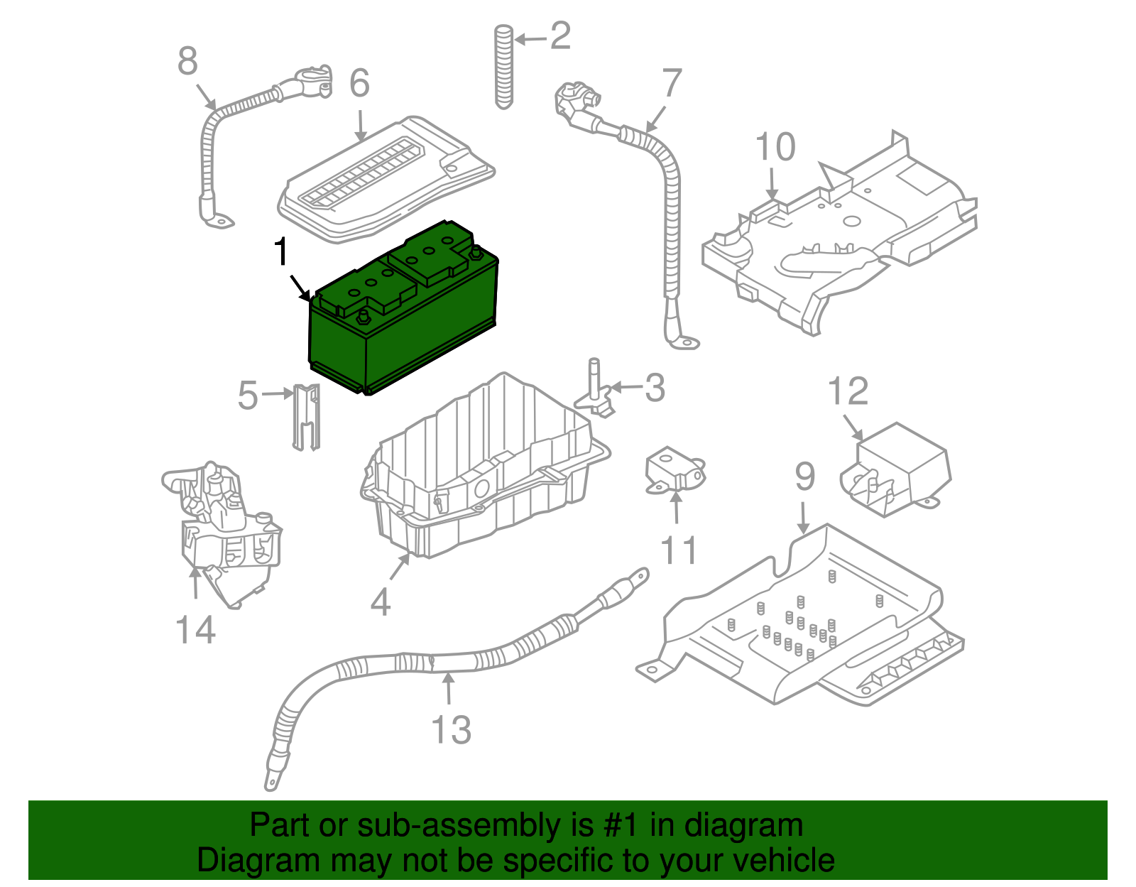 Battery - Porsche (999-611-095-20)