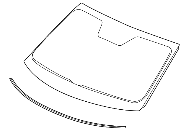 73111-TG7-A24 - Windshield 2016-2022 Honda | Honda Parts Online