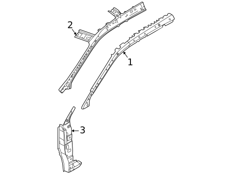 Hinge Pillar for 2025 Nissan Rogue #0