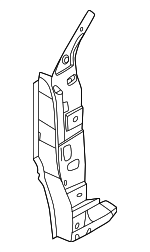 G62706RRMA - Body: Hinge Pillar Reinforced for Nissan Image