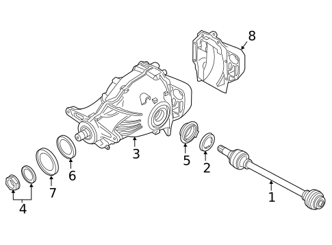 Axle & Differential for 2019 BMW 640i xDrive Gran Turismo #0