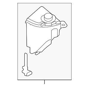 17137647281 - : Expansion Tank for BMW: 550i, 550i GT, 550i GT xDrive, 550i xDrive, 650i, 650i Gran Coupe, 650i xDrive, 650i xDrive Gran Coupe, 750i, 750i xDrive, 750Li, 750Li xDrive, X5, X6 Image