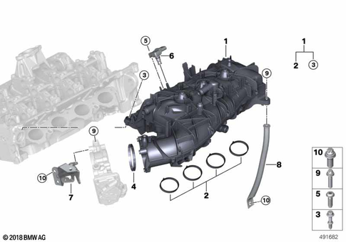 Intake Manifold for 2019 BMW 530eX #1