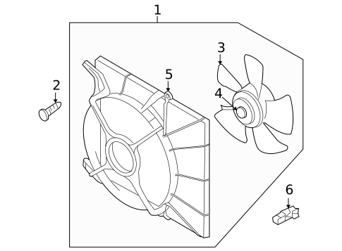 Cooling Fan, Clutch & Motor for 2009 Chevrolet Aveo5 #0