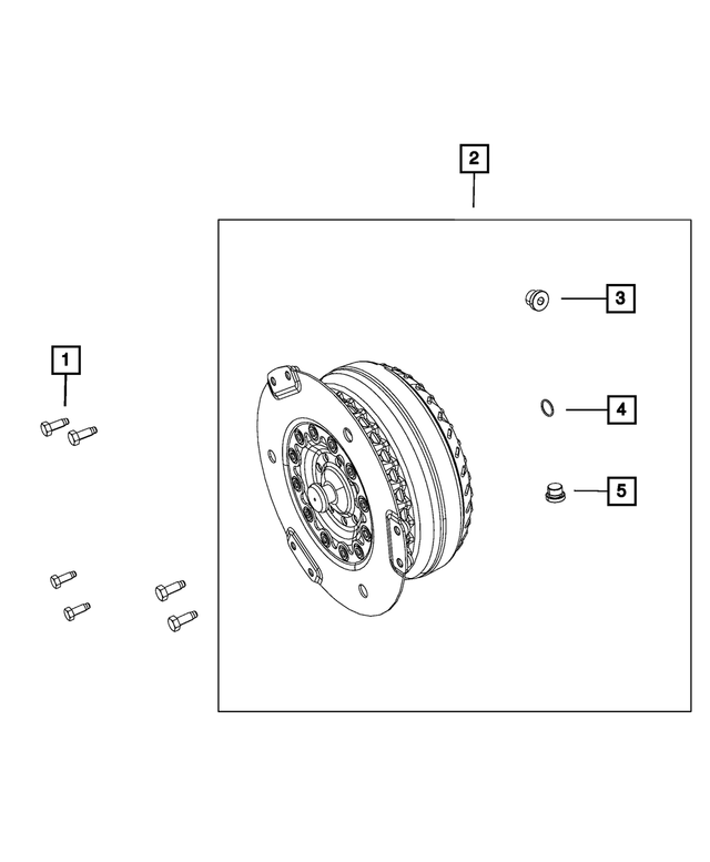 68416921AA - Transmission: Torque Converter Kit for Mopar Image