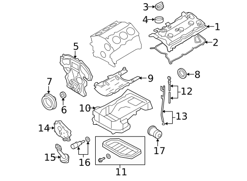 Engine Parts for 2015 INFINITI Q40 #27