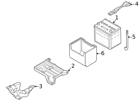 Battery for 2001 Mazda MPV #0