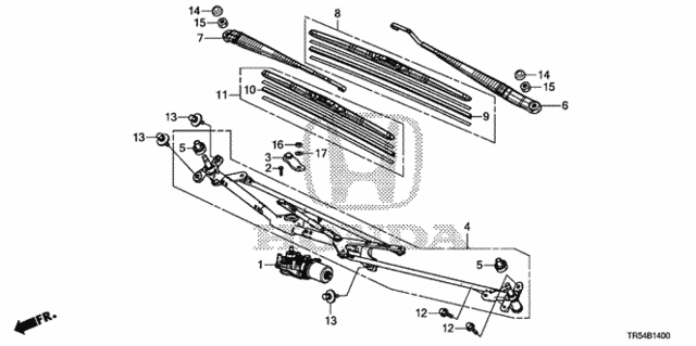 Front Windshield Wiper for 2012 Honda Civic #0