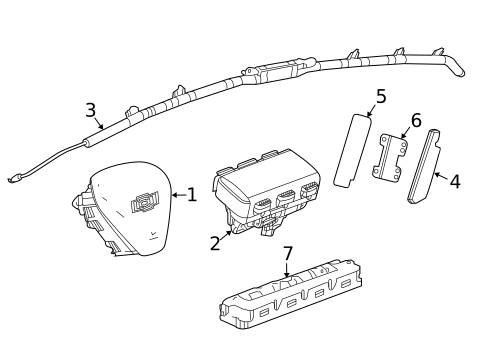 Air Bag Components for 2017 Chevrolet Cruze #0