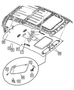 5134564AA - Instrument Panel and Radios and Consoles: Z-axis Clip for Chrysler: Aspen | Dodge: Durango Image