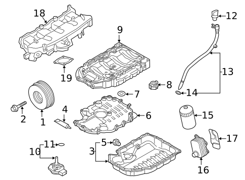 Engine Parts for 2024 Audi A3 Quattro #17