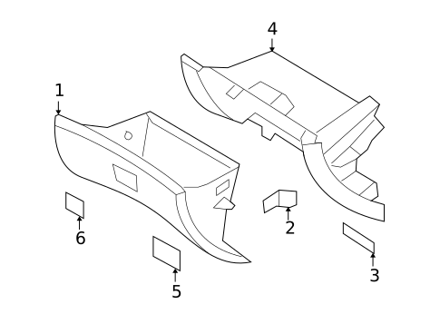 Glove Box for 2007 Hyundai Sonata #0