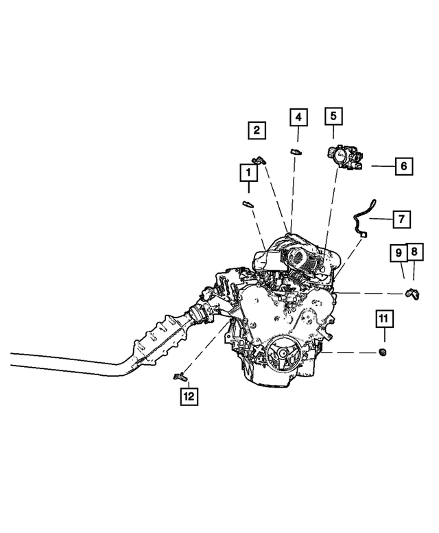 4606093AC - Electrical: Detonation Sensor for Mopar Image image