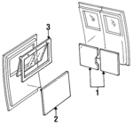 L650BB5 - Body: Door Trim Panel for Dodge: B150, B250, B350 Image