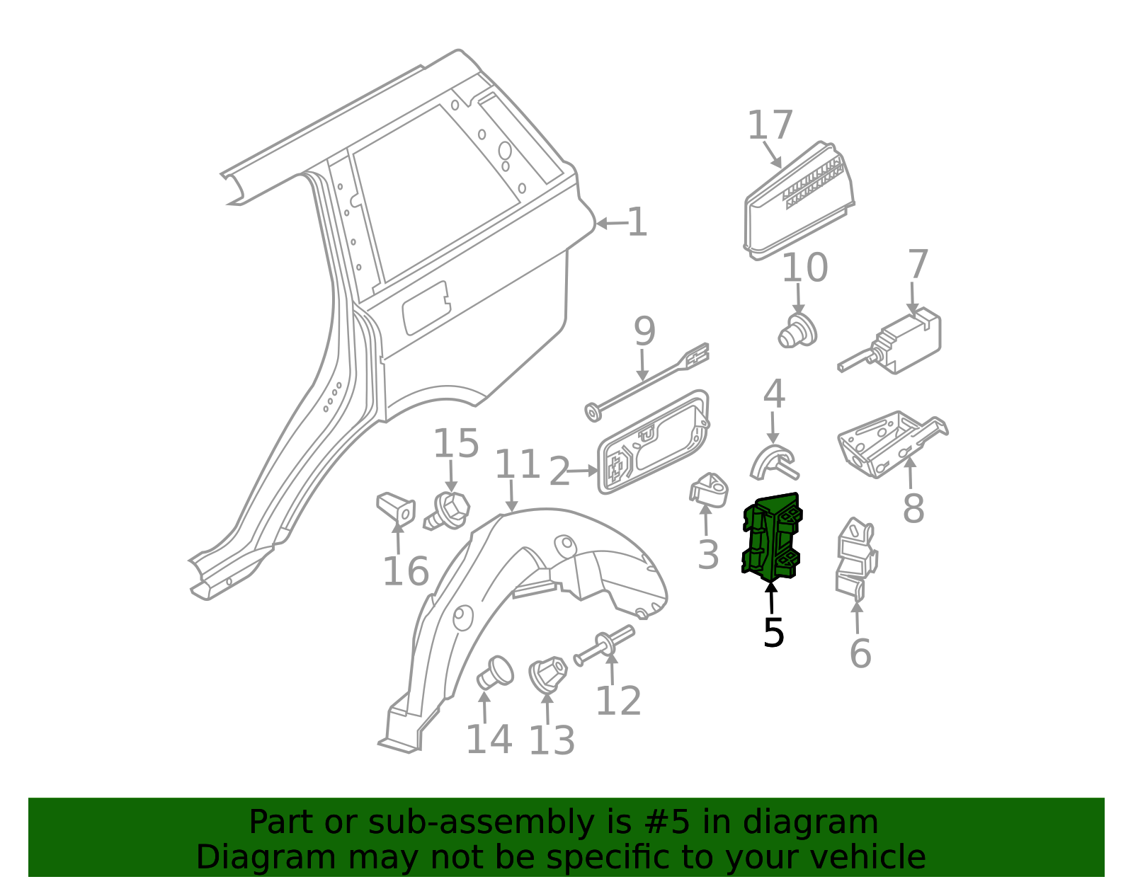 2003-2012 Land Rover Range Rover Hinge BPB500020 | OEM Parts Online