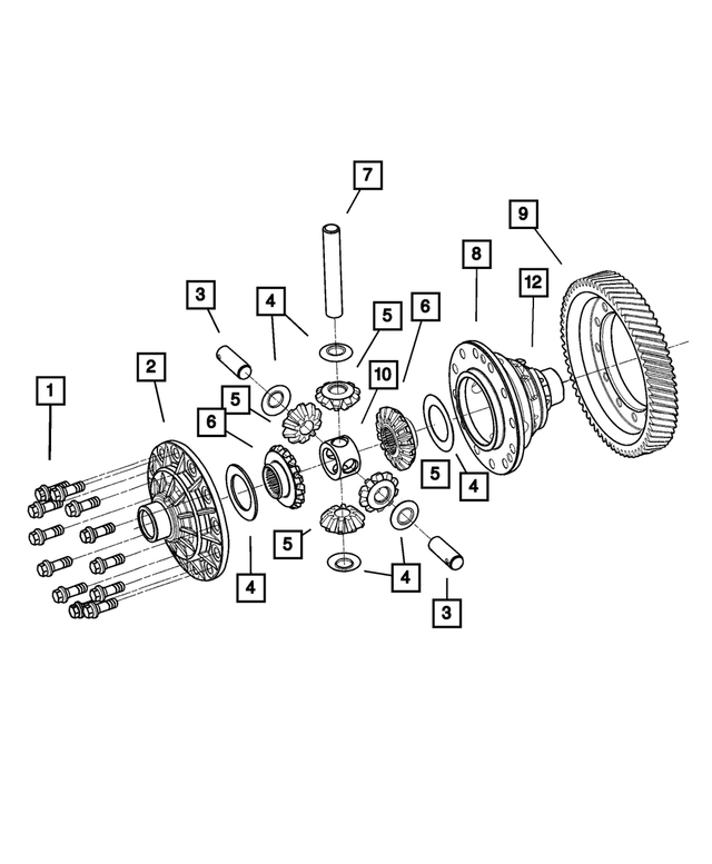 5069073AA - NVG Manual Transaxle 5 Speed: Ring for Mopar Image image