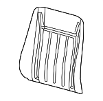 1AP071DDAA - Body: Seat Back Cover for Chrysler: 300 | Dodge: Charger Image