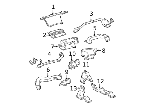 Ducts for 2005 Toyota Prius #0