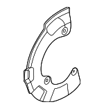 51755T1100 - Brakes: Splash Shield for Hyundai Image