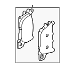 58101JIA00 - Brakes: Brake Pads for Hyundai Image