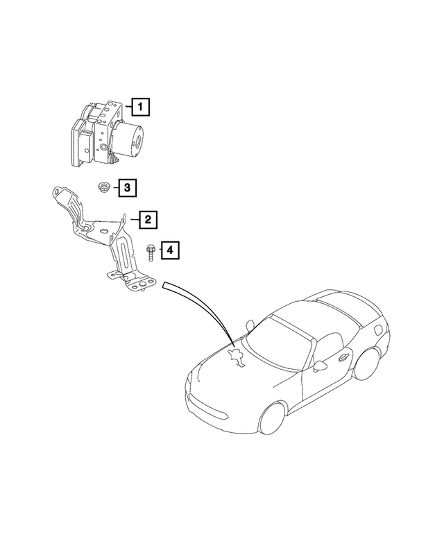 68417405AA - : Anti-Lock Brake Control Unit for Mopar Image